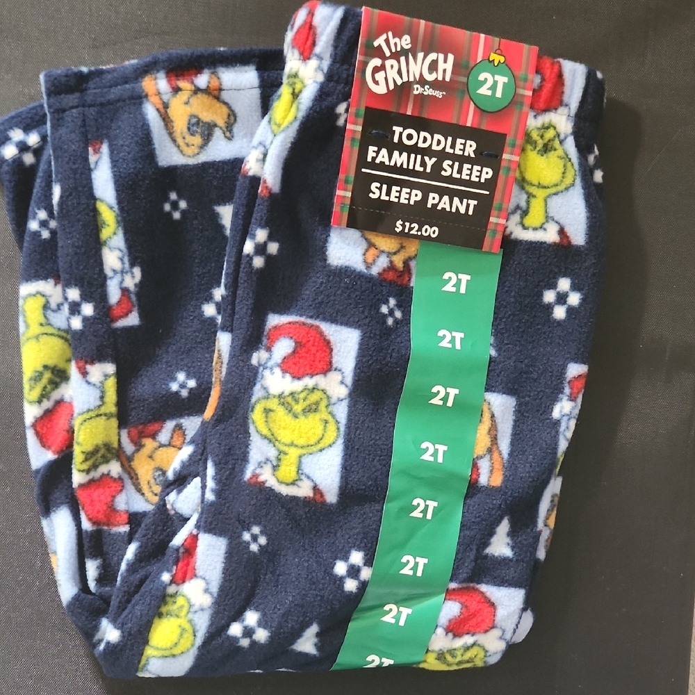 The Grinch Toddler Sleep Pants - Navy Blue